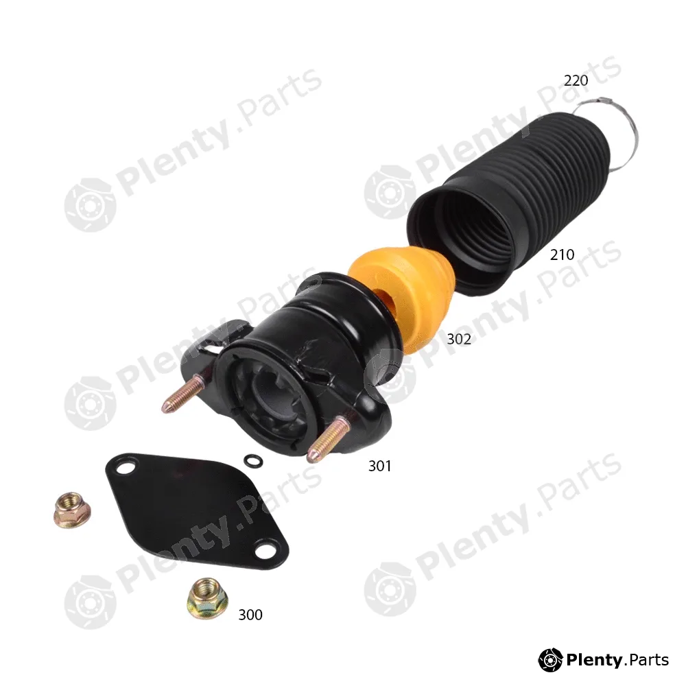 MiesslerAutomotive 3595-01-0130 — Suspension Strut Support Mount Original Miessler Automotive® - Product