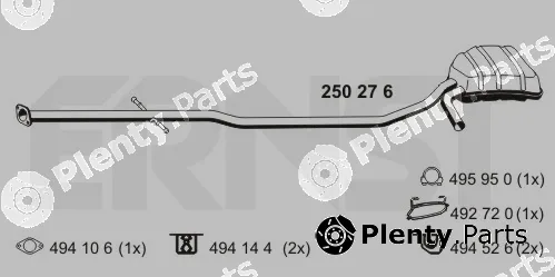 Ernst 250276 — Rear Muffler