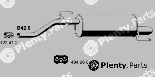 Ernst 012171 — Rear Muffler