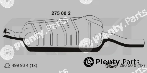 Ernst 275002 — Centre Muffler