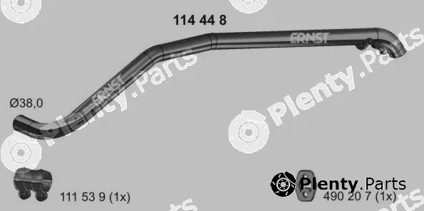 Ernst 114448 — Exhaust Pipe