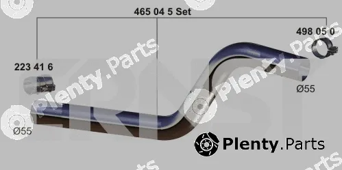 Ernst 465045 — Repair Pipe, soot/particulate filter Set