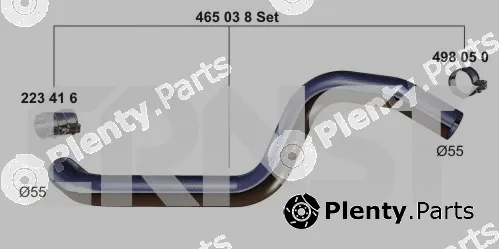Ernst 465038 — Repair Pipe, soot/particulate filter Set