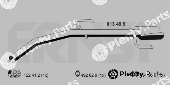 Ernst 013499 — Exhaust Pipe
