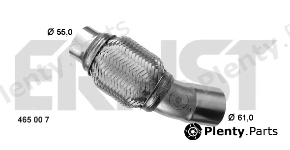 Ernst 465007 — Repair Pipe, catalytic converter