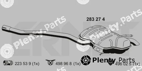 Ernst 283274 — Rear Muffler