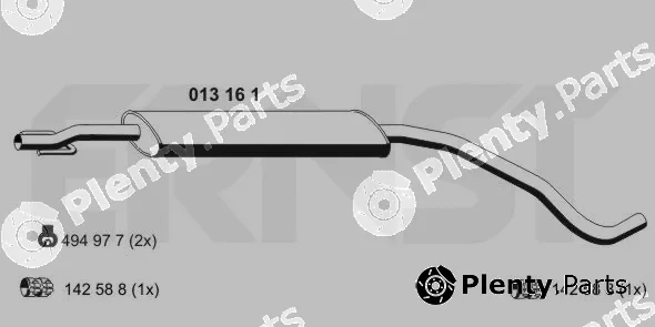 Ernst 013161 — Centre Muffler