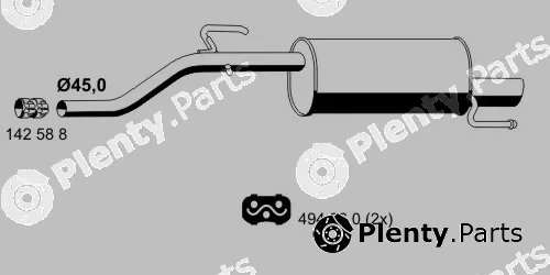Ernst 013079 — Rear Muffler