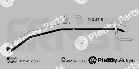 Ernst 013475 — Exhaust Pipe