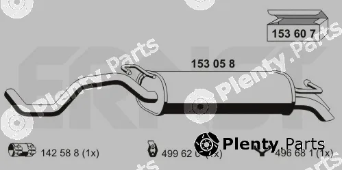 Ernst 153058 — Rear Muffler