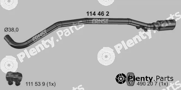 Ernst 114462 — Exhaust Pipe