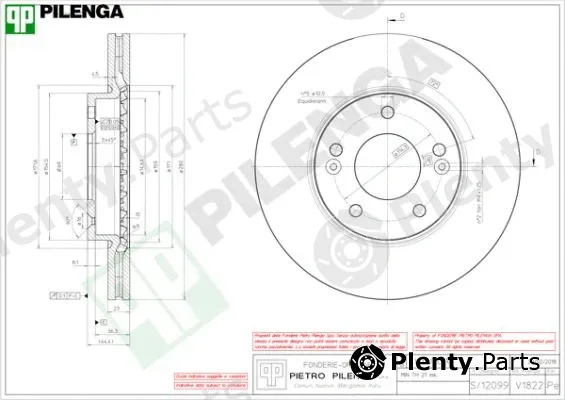 Pilenga V1822 — Brake Disc