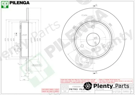 Pilenga 5990 — Brake Disc