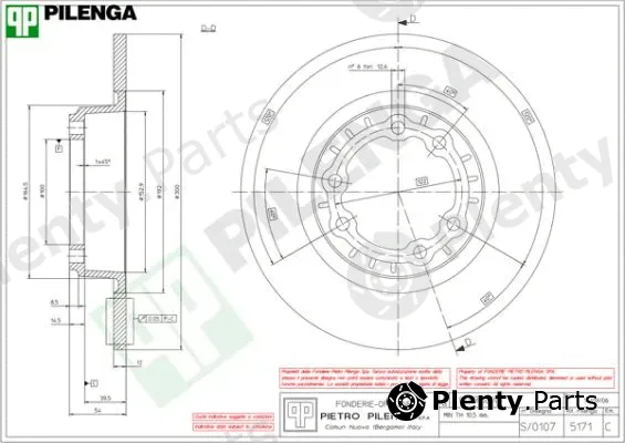 Pilenga 5171 — Brake Disc