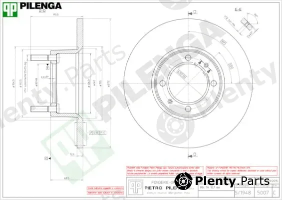 Pilenga 5007 — Brake Disc