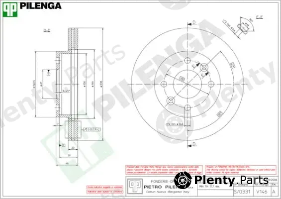 Pilenga V146 — Brake Disc