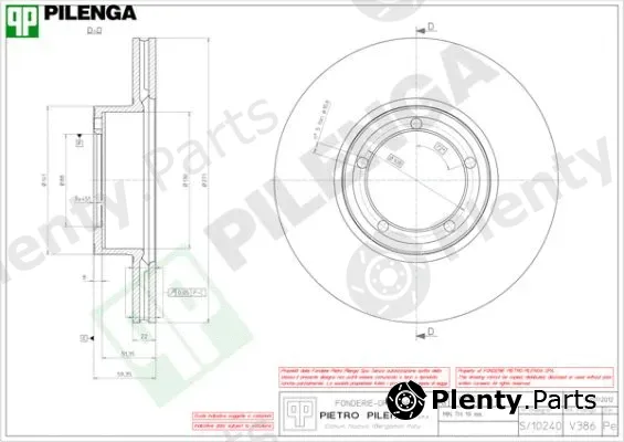 Pilenga V386 — Brake Disc