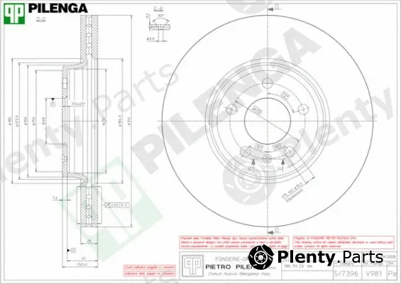 Pilenga V981 — Brake Disc