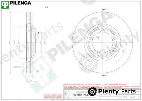 Pilenga V612 — Brake Disc