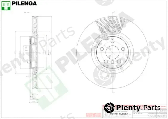Pilenga V1436R — Brake Disc
