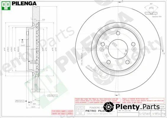 Pilenga V1854 — Brake Disc