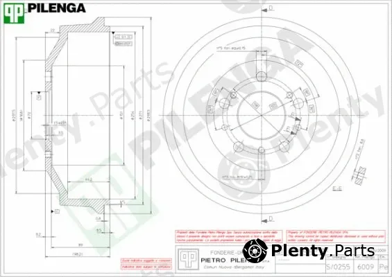 Pilenga 6009 — Brake Drum