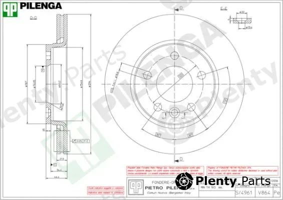 Pilenga V864 — Brake Disc