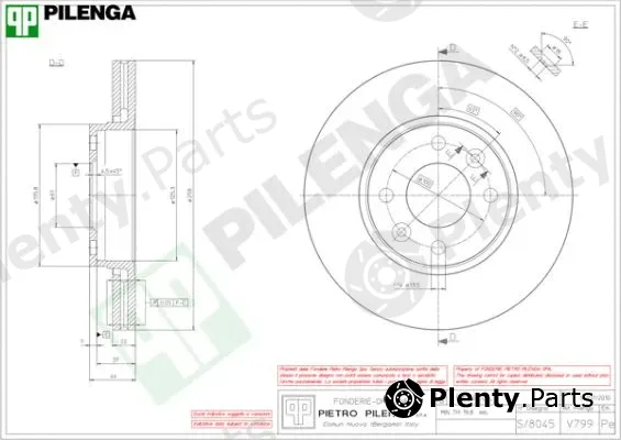 Pilenga V799 — Brake Disc