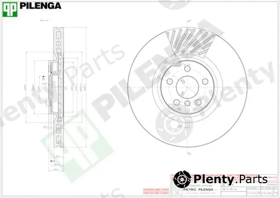 Pilenga V1436L — Brake Disc