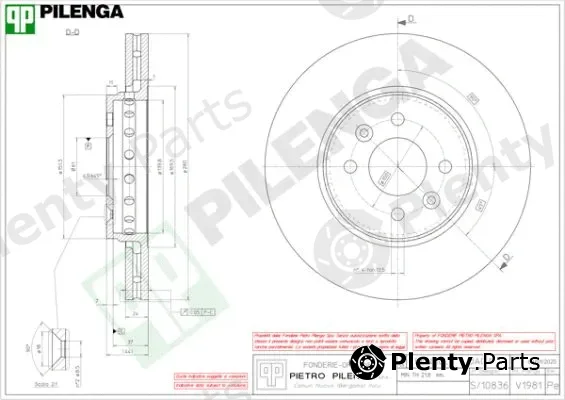 Pilenga V1981 — Brake Disc