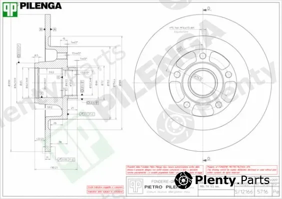 Pilenga 5716 — Brake Disc