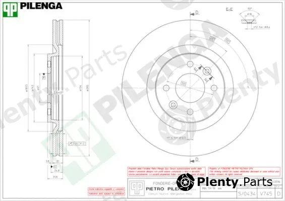 Pilenga V745 — Brake Disc