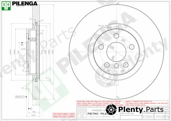 Pilenga V1428 — Brake Disc