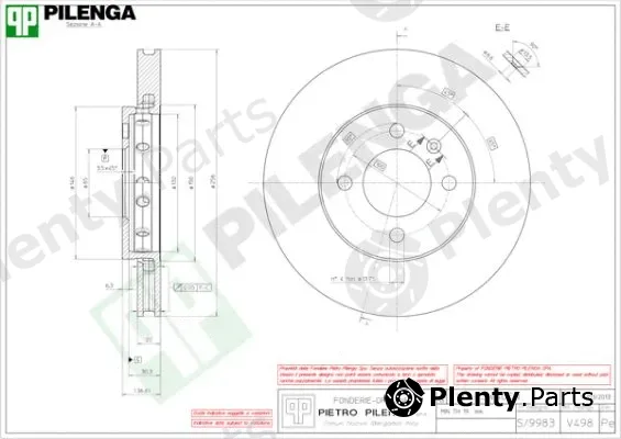 Pilenga V498 — Brake Disc