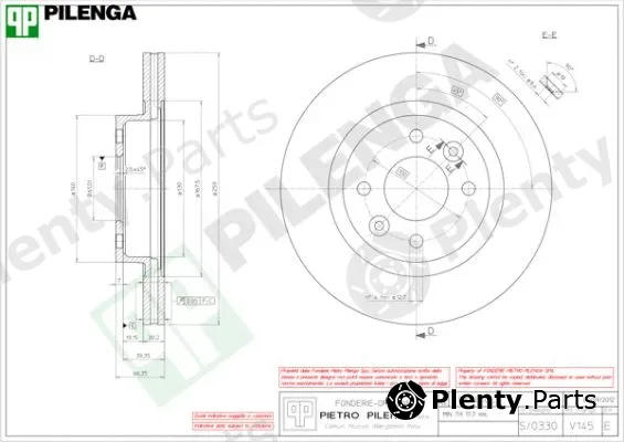 Pilenga V145 — Brake Disc