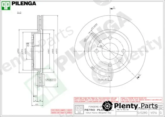 Pilenga V014 — Brake Disc