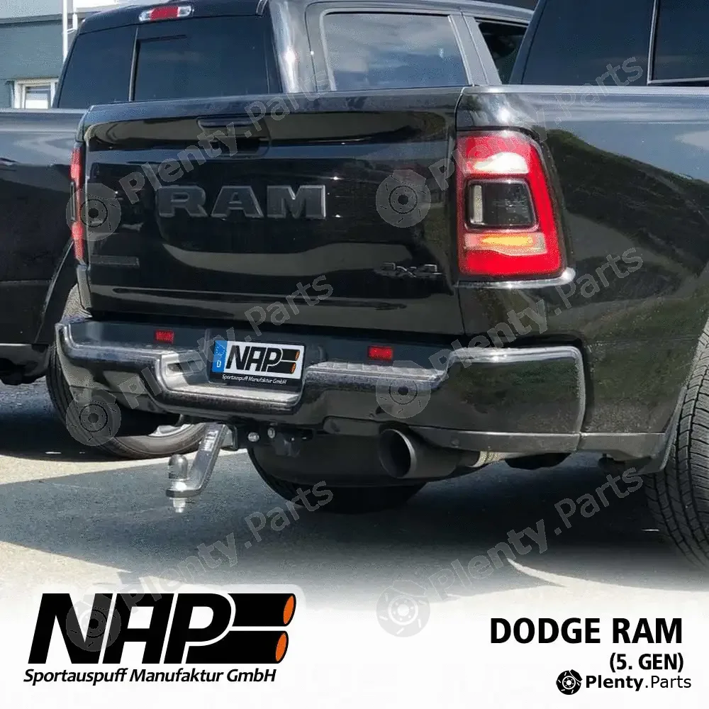Napexclusive KPL66324-black — Sports Muffler Set Made in Germany