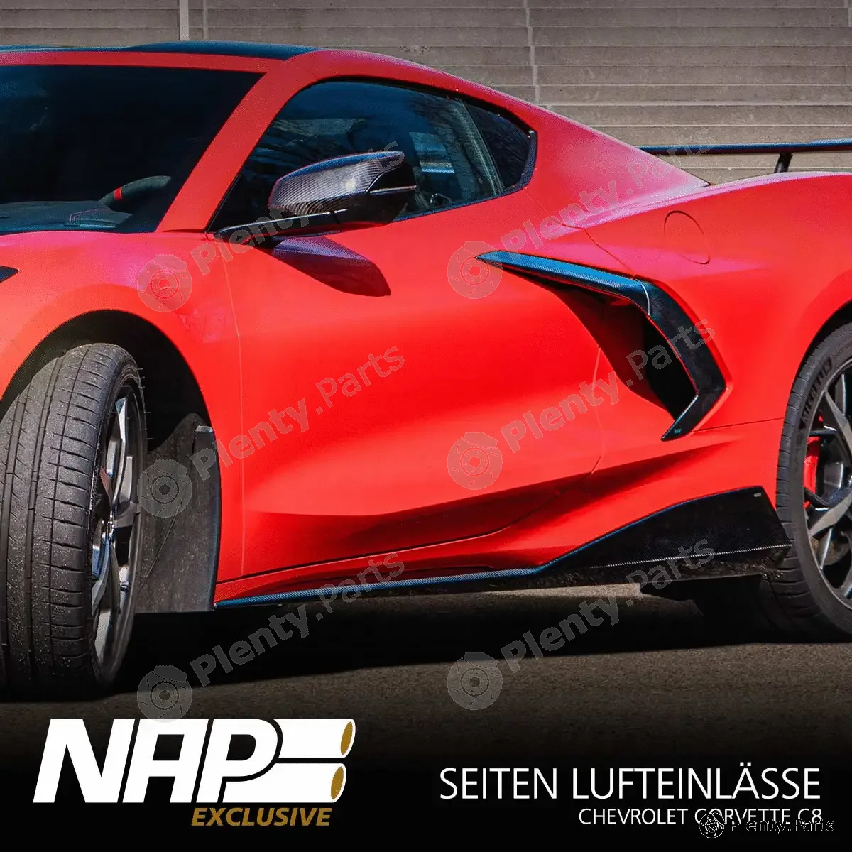 Napexclusive GRI120001 — Frame, radiator grille NAP CARBON AERO KIT