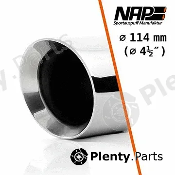 Napexclusive KLA66346-poliert — Sports Muffler Set Made in Germany