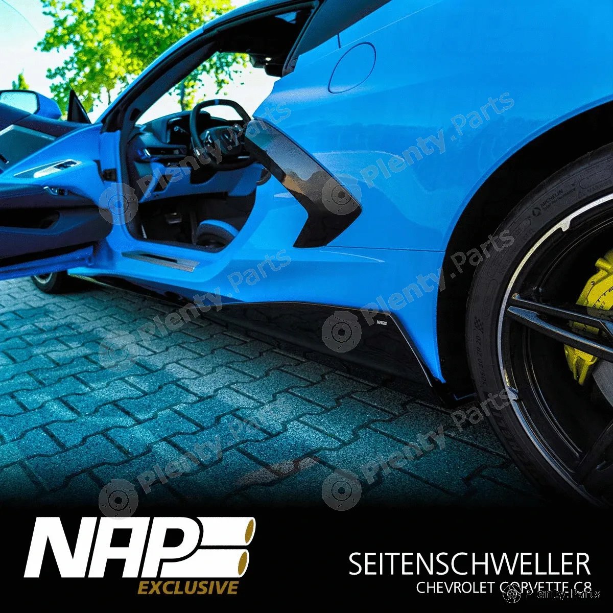 Napexclusive SEI120001black — Sill Trim NAP CARBON AERO KIT