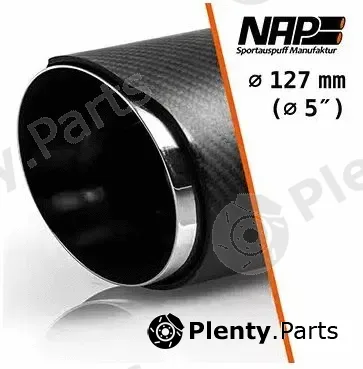 Napexclusive KPL66328-carbon — Sports Muffler Set Made in Germany