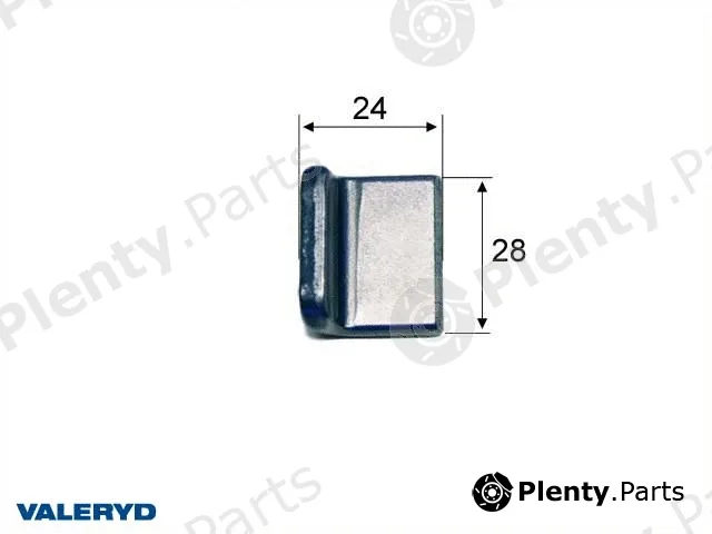 Valeryd 6429504 — Seal Set, tail lift Locking catch short , hasp 24x28 for 6429503