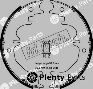 fri.tech. 1115.313 — Brake Shoe Set, parking brake