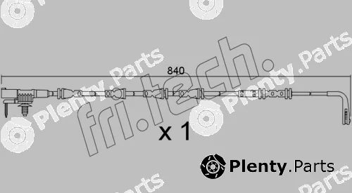 fri.tech. SU.383 — Warning Contact, brake pad wear