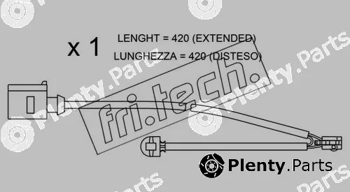 fri.tech. SU.217 — Warning Contact, brake pad wear