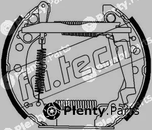 fri.tech. 16300 — Brake Shoe Set Kit premounted