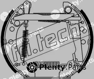 fri.tech. 16001 — Brake Shoe Set Kit premounted