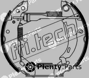 fri.tech. 16032 — Brake Shoe Set Kit premounted