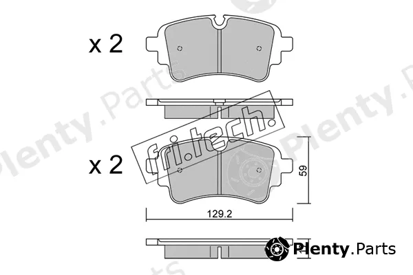 fri.tech. 1129.1 — Brake Pad Set, disc brake