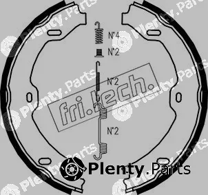 fri.tech. 1052.130K — Brake Shoe Set, parking brake